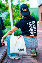 Kalwi & Remi Black Back Logo