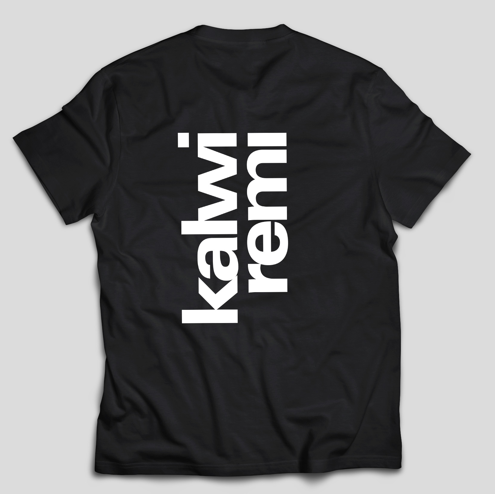 Kalwi & Remi Black Back Logo
